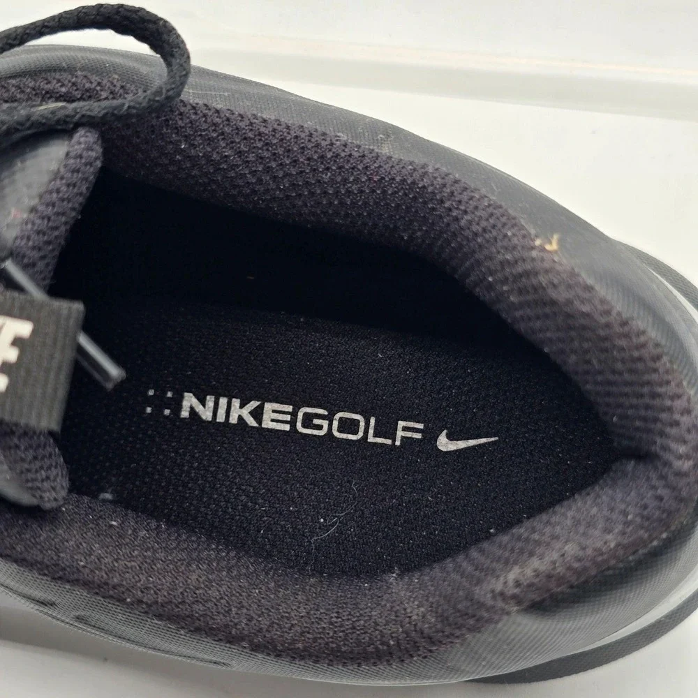 Nike Golf Explorer 2 S Shoes Mens 10.5W Black Spikeless 849958-001 Sneakers